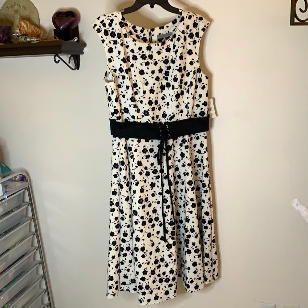 Women’s Danny & Nicole Sleeveless Floral Dress - 16